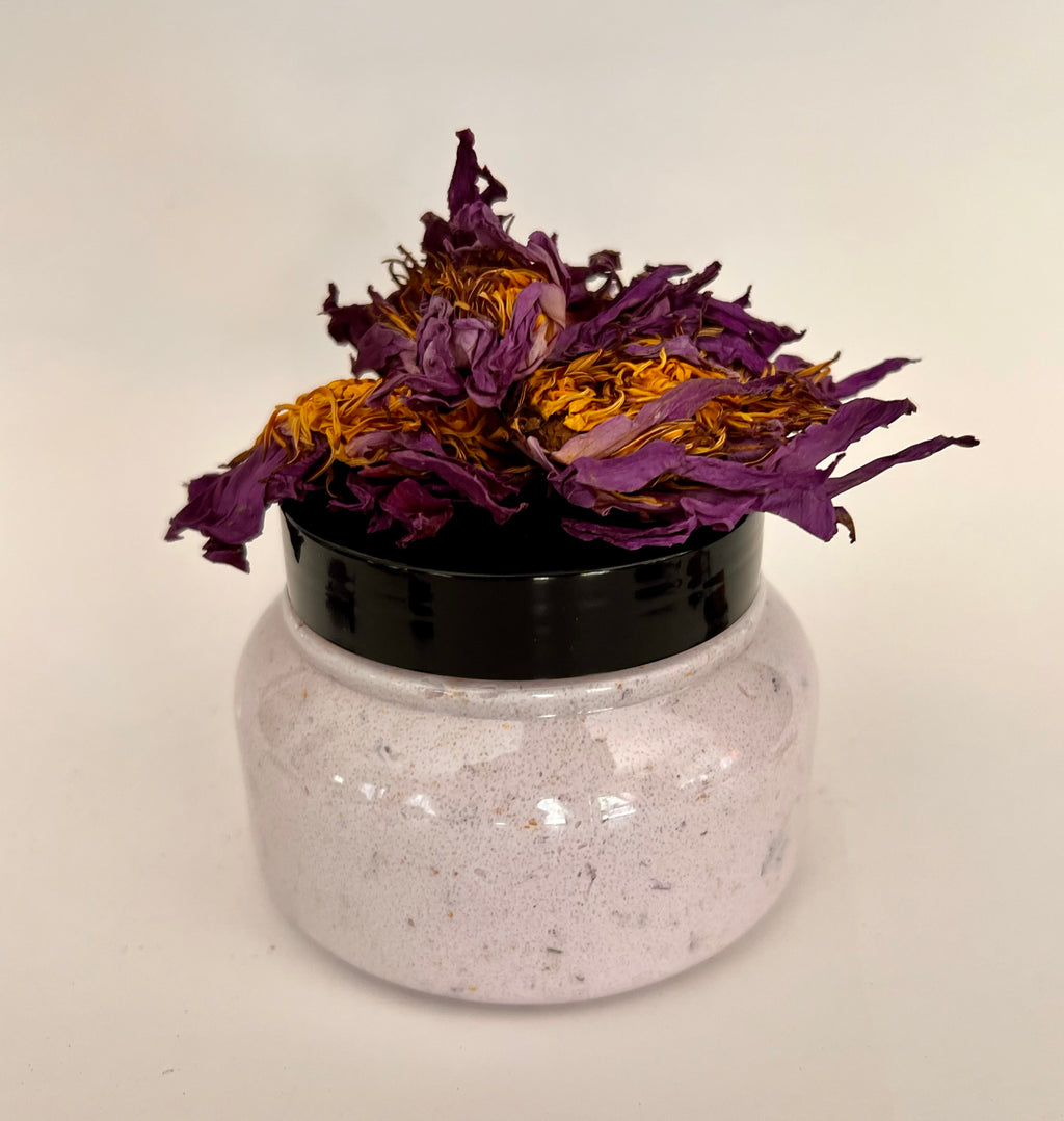 Whipped sugar scrubs